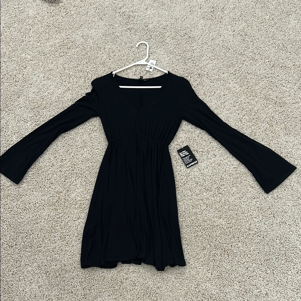 SALE!!! Black Long Sleeve Dress